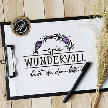 Plotterdatei 'Wundervoll'
