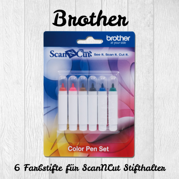 6 Farbstifte für ScanNCut Stifthalter