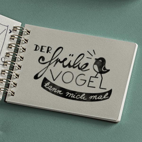 Plotterdatei 'Der frühe Vogel...'