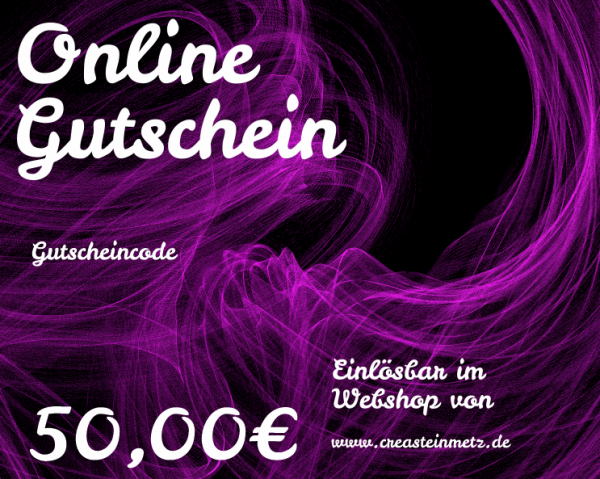 Digitaler Onlineshop-Gutschein 50,00€